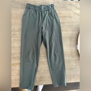 Lululemon stretch high rise pants 7/8 length